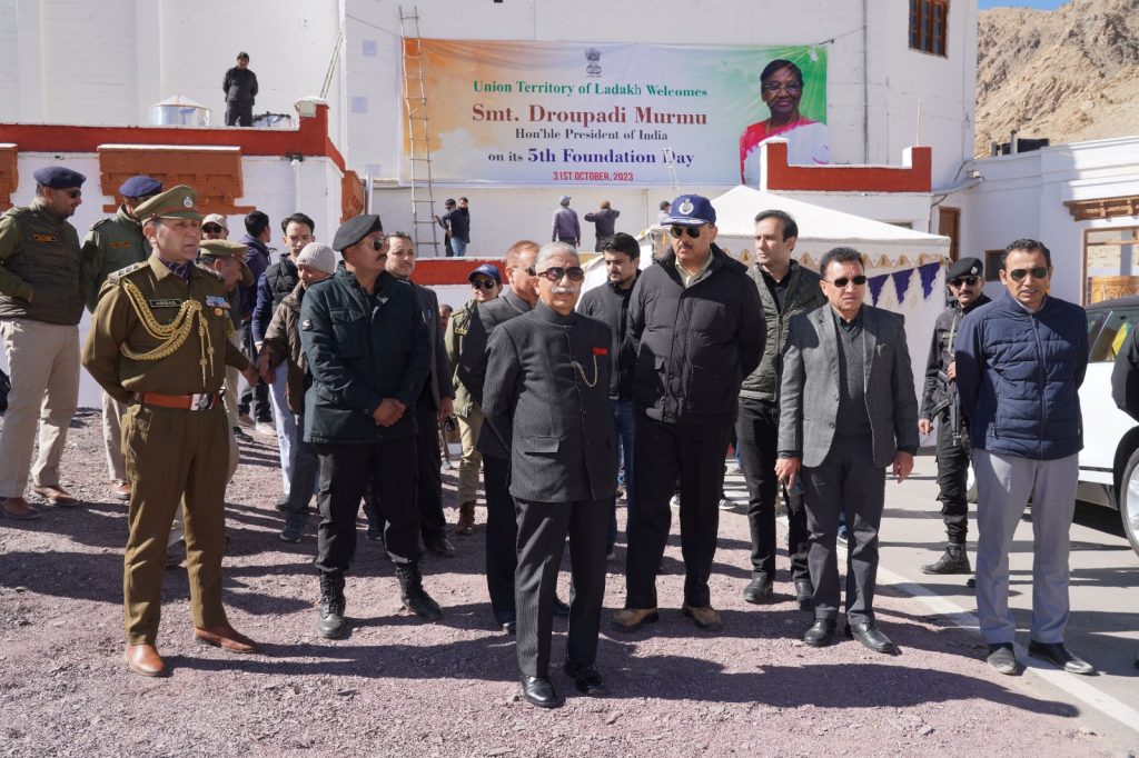 LG reviews arrangement for 2-day visit of President Murmu to Ladakh