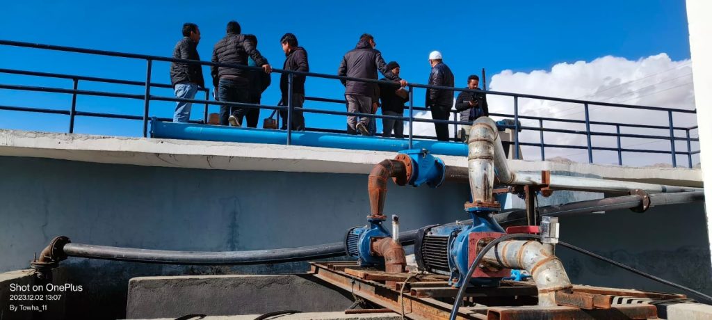 Director ULB inspects MC projects in Leh