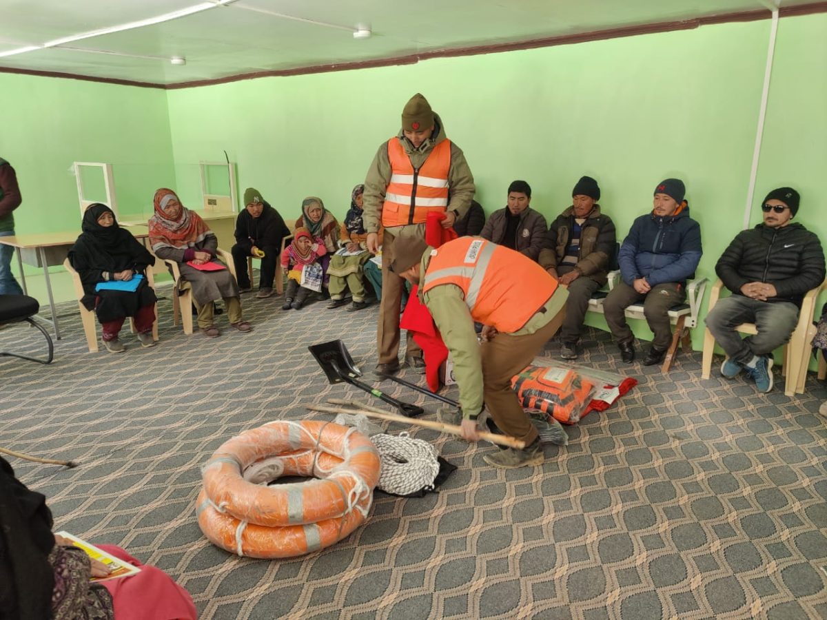 Training Program After Disaster Training program on disaster management continues in Gram Panchayats of ...