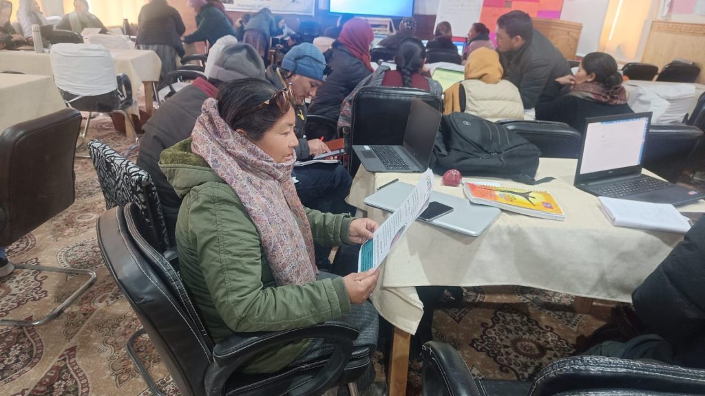 Training program on SLA organised in Leh Training program on SLA organised in Leh