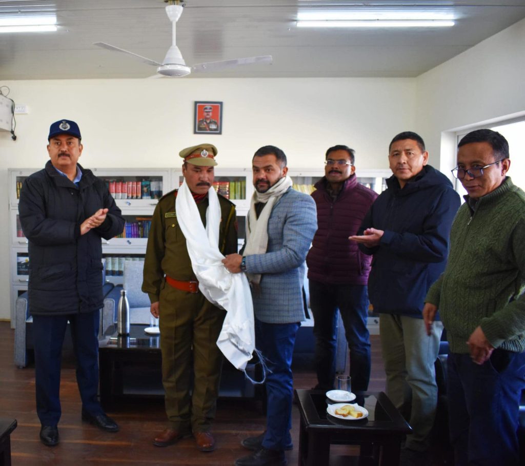 Piping Ceremony celebrates newly promoted Ladakh Police officers