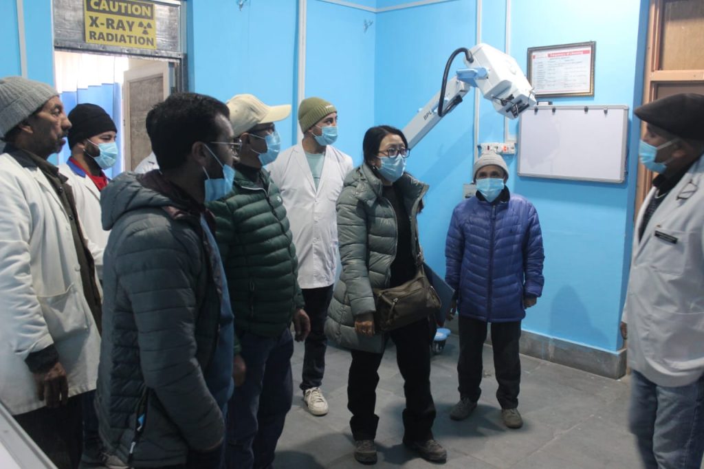 External Assessment team KAYAKALP visits at CHC Sankoo Kargil