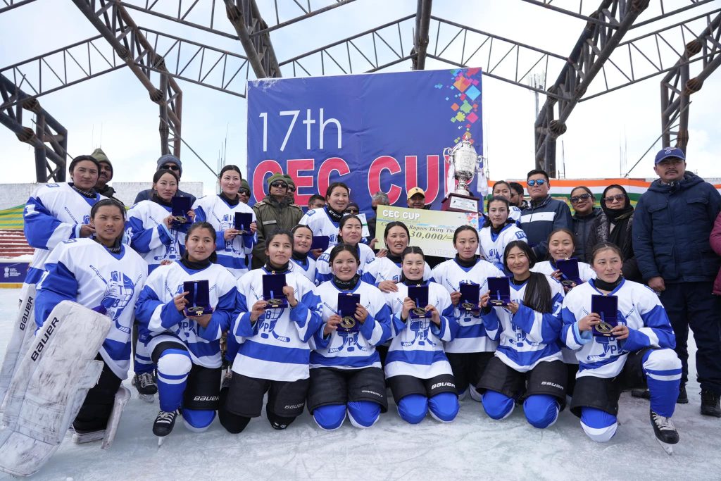ITBP lifts 17th CEC Cup Women's Ice Hockey Championship