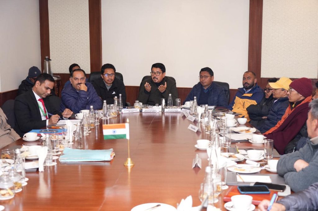 CEC, MP discuss issues over Wildlife Protected Areas of Leh with Representative from MOEFCC