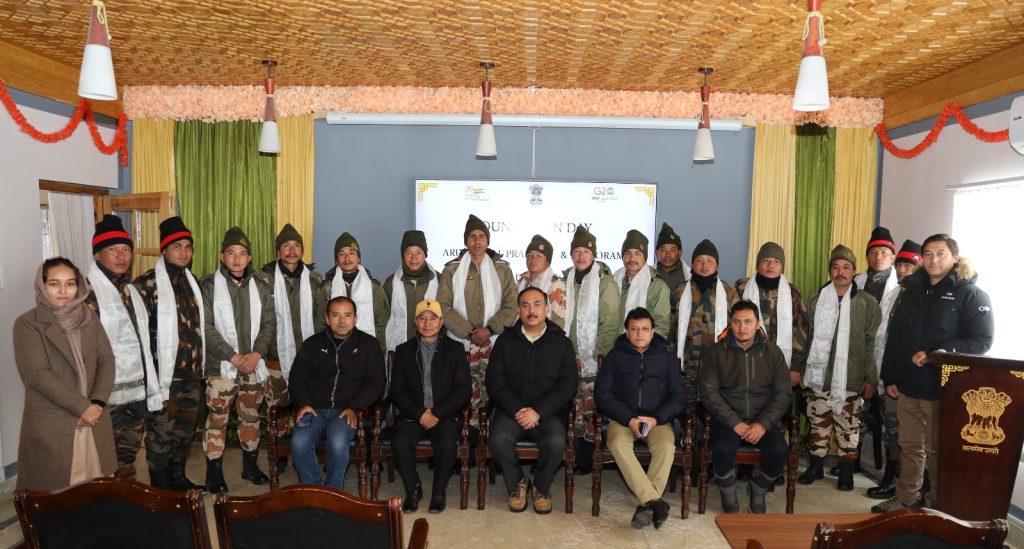 Ladakh celebrates Arunachal Pradesh, Mizoram Foundation Day at LG Secretariat with fervour