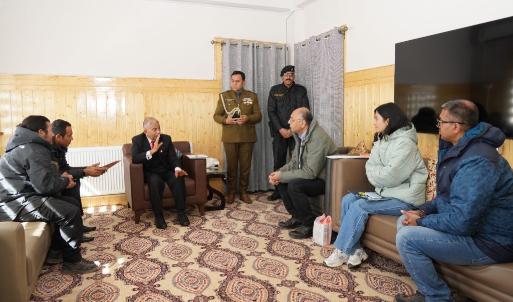 Chamba Tsetan, Shanaz Parveen call on LG Mishra; discuss diverse issues