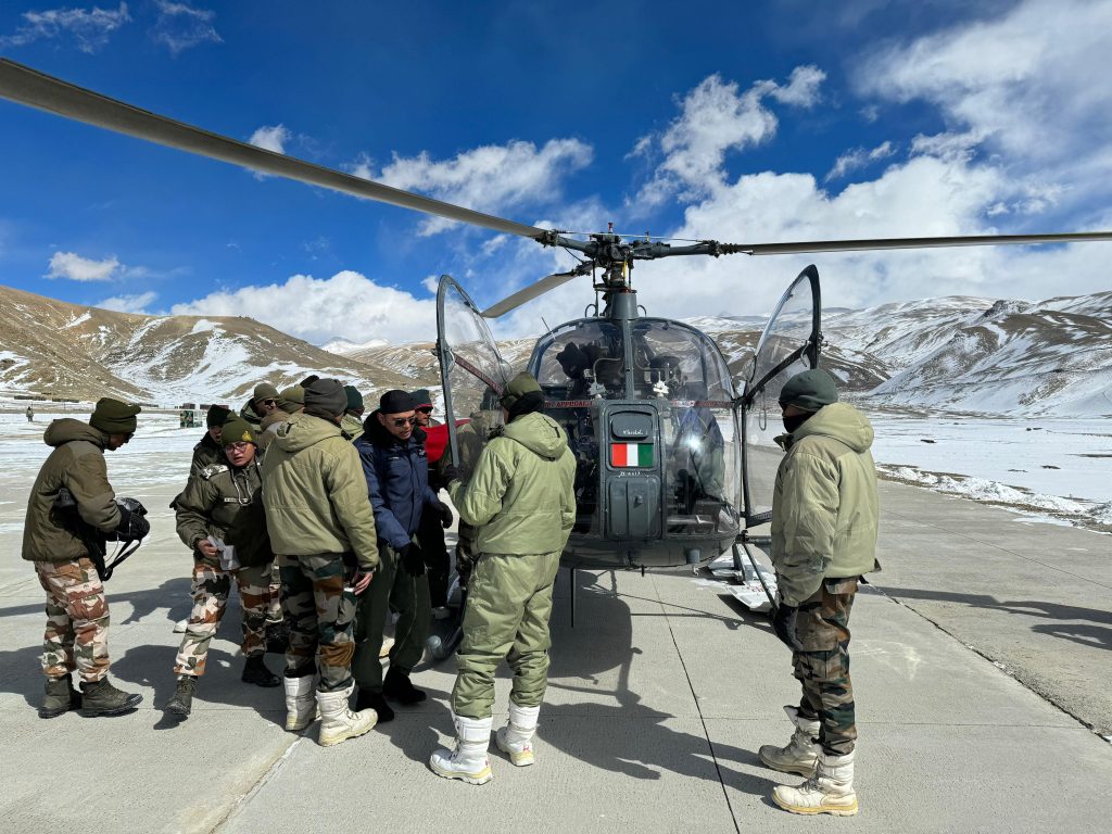 Army, IAF rescue elderly woman from remote village of Tegazong Army, IAF rescue elderly woman from remote village of Tegazong