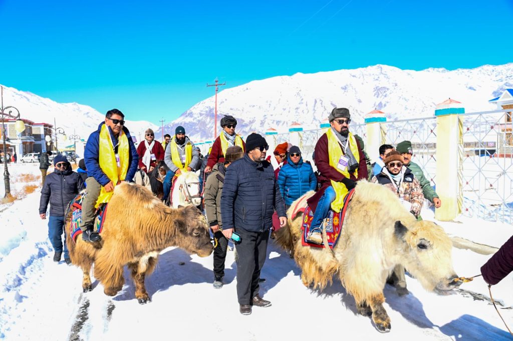 Zanskar Winter Sports, Tourism Festival begins, CEC attends opening ceremony Zanskar Winter Sports, Tourism Festival begins, CEC attends opening ceremony