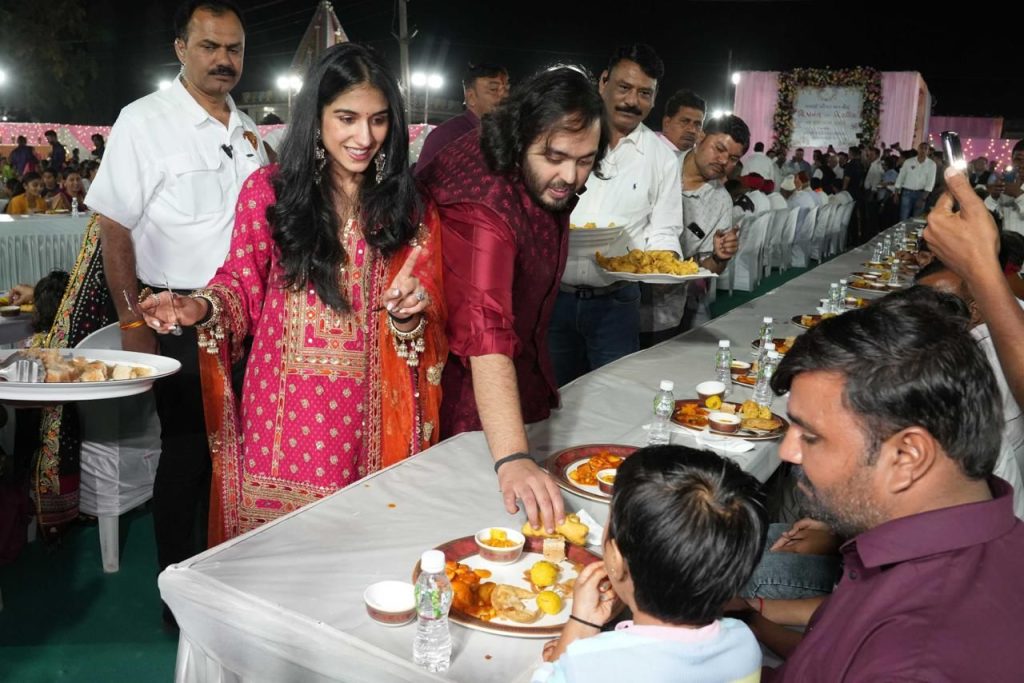 Ambani family embarks on Anna Seva ahead of pre-wedding celebrations of Anant, Radhika