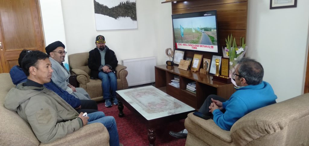 CEC, ECs meet Sanjeev Khirwar at Council Secretariat