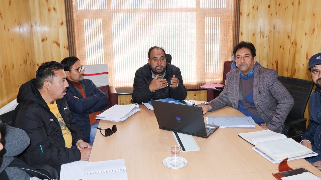 CE Er Maqbool chairs review meeting on expenditure, preparedness measures