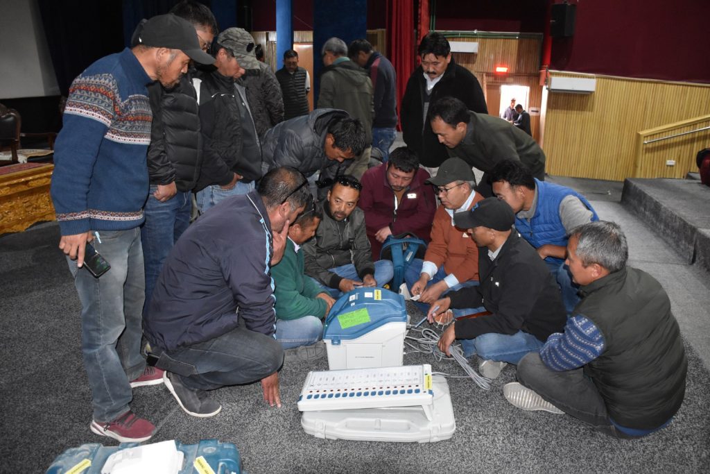 General training held for Presiding, Polling officers in Leh
