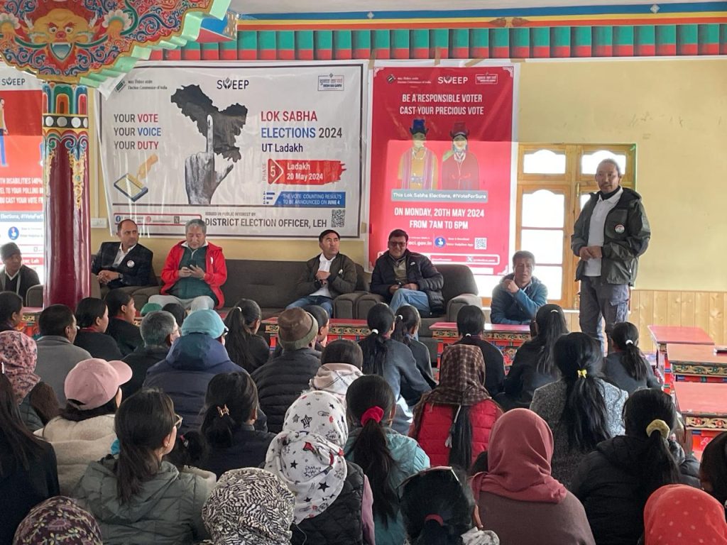 SVEEP programme held at Tangtse SVEEP programme held at Tangtse