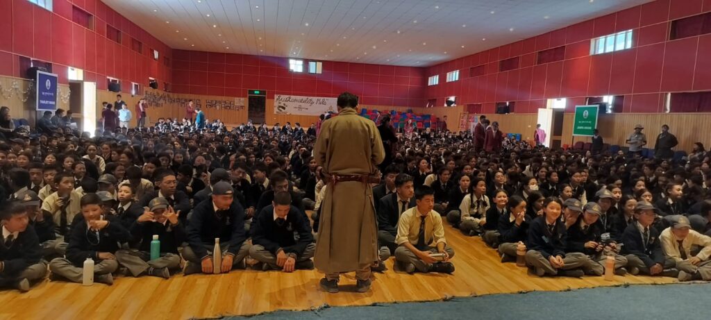 Health Department conducts De-Addiction awareness program at Lamdon Model Senior Secondary School, Leh Health Department conducts De-Addiction awareness program at Lamdon Model Senior Secondary School, Leh