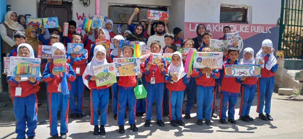 Project Khilona launches new Toy Library at Police Public School, Kargil Project Khilona launches new Toy Library at Police Public School, Kargil