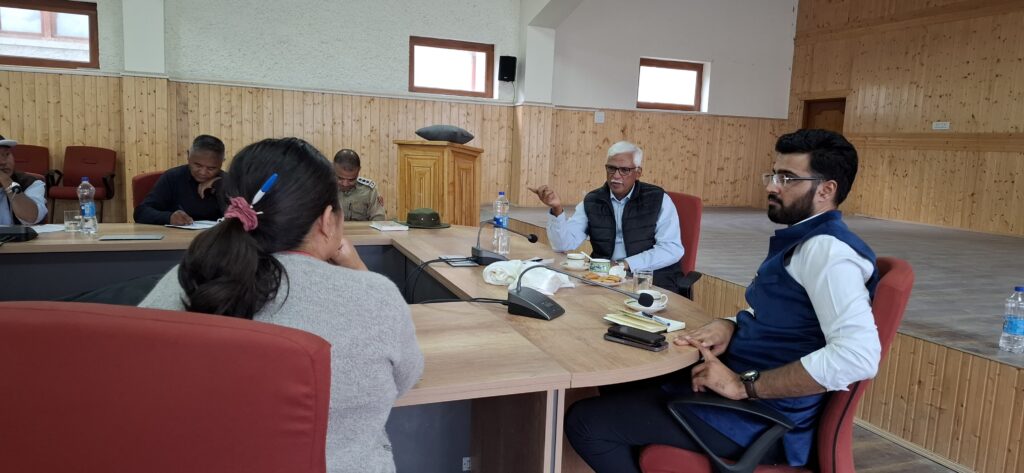 Special Rapporteur NHRC convene Meeting at SDM Office, Nubra