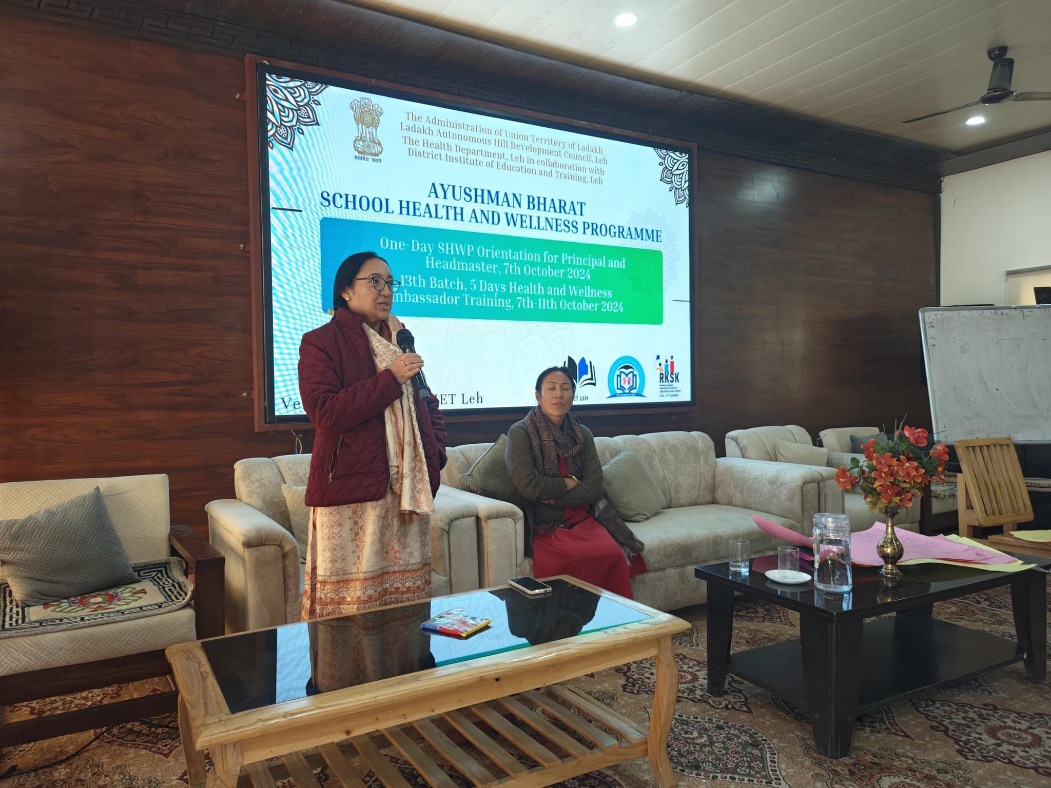 Training on SHWP under Ayushman Bharat held at DIET Leh – Indus Dispatch