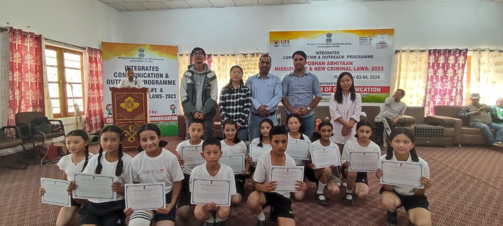 CBC’s Outreach Programme on Mission LiFE concludes in Khaltsi, Leh