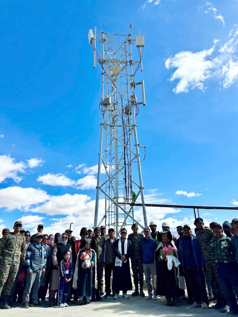 Remote village Phobrang connected to Digital world with 4G service