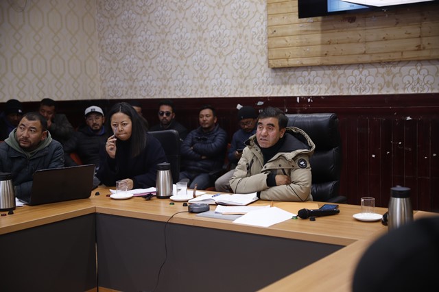 ADDC reviews progress of MGNREGA in Leh ADDC reviews progress of MGNREGA in Leh