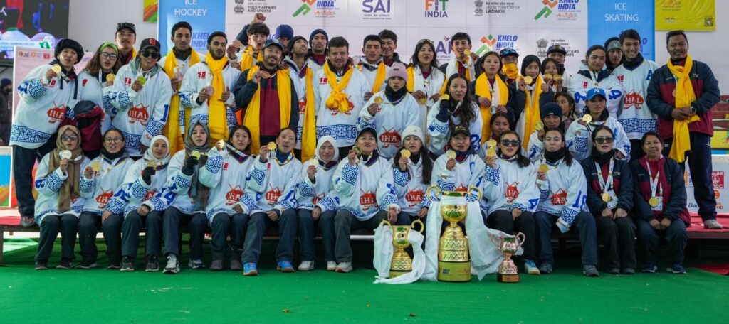 KIWG: Host Ladakh finishes on top; Army edge out ITBP, retains ice hockey title