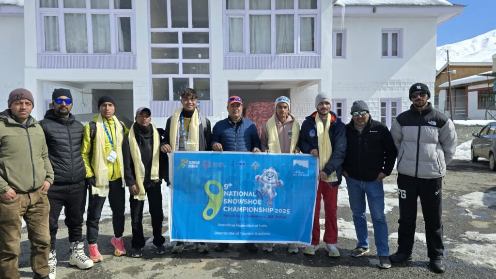Ladakh shines at Nat’l Snowshoe Championship, Remains at 2nd on Medal Tally with 15 Medals