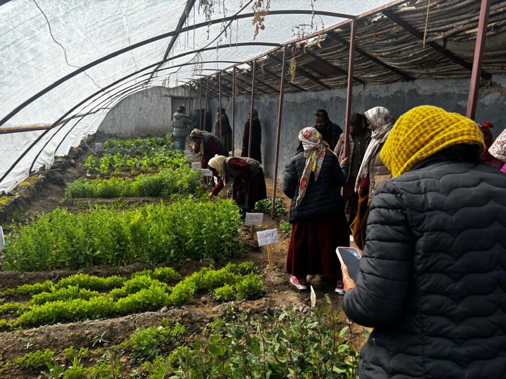 Farmers from Chilam Village visit SAS&T for Exposure Tour