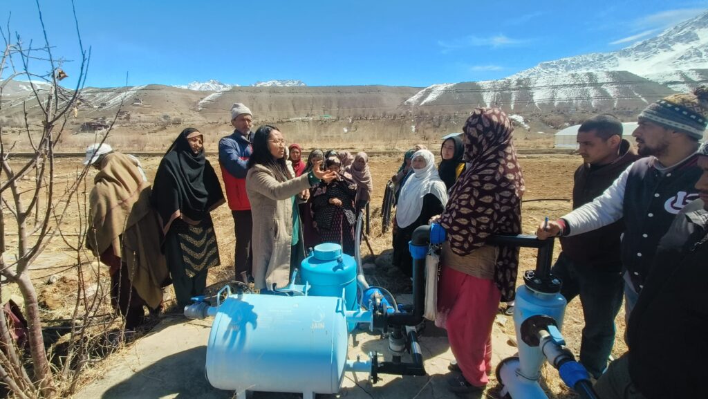 Training program on ‘micro irrigation systems’ held in Kargil