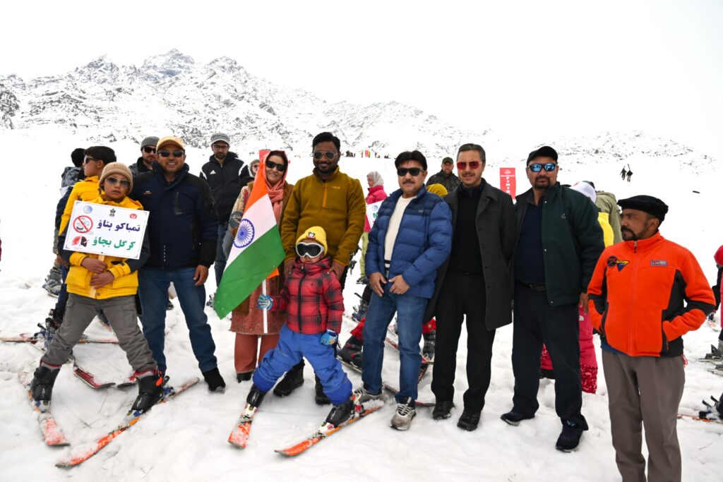 Tobacco Control Cell organizes tobacco-free ski championship at Linkipal Ski Slope