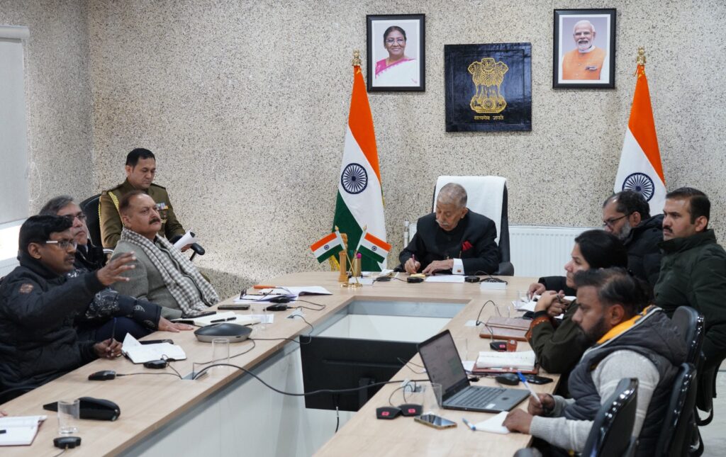LG Mishra discusses transfer portal of employees in Ladakh