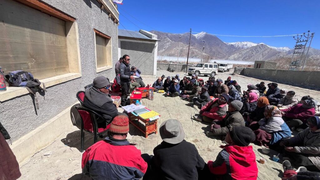 Councillor Stanzin chairs Gram Sabha Meeting at Merak, Yourgo Councillor Stanzin chairs Gram Sabha Meeting at Merak, Yourgo