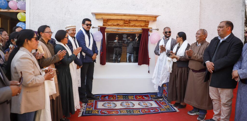 Gyalson inaugurates Horticulture Development Office, Training Centre at Saspol