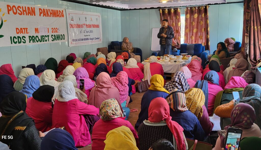 Nutrition awareness, exhibition under 7th Poshan Pakhwada held at Sankoo Nutrition awareness, exhibition under 7th Poshan Pakhwada held at Sankoo
