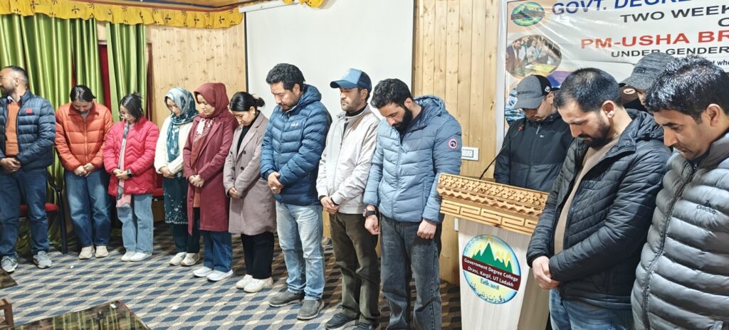 GDC Drass mourns loss of innocent lives in Pahalgam terror attack