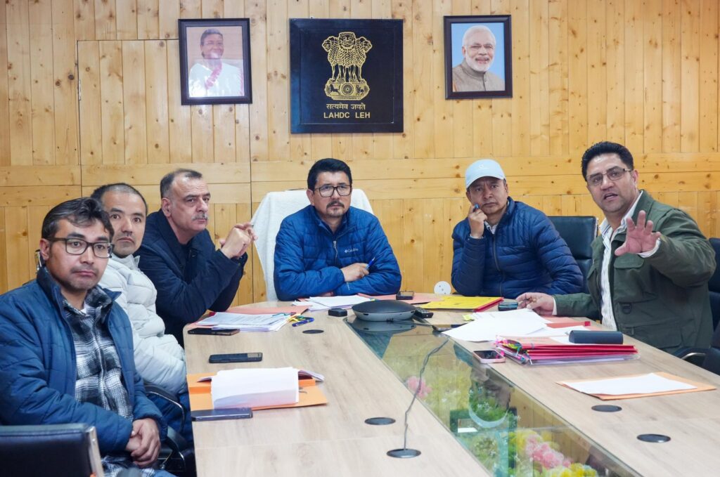 CEC convenes meeting to Review Forest Revenue Records in Leh