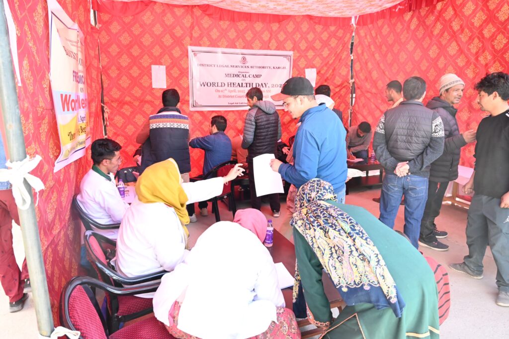 DLSA Kargil observes World Health Day at District Court Complex Baroo