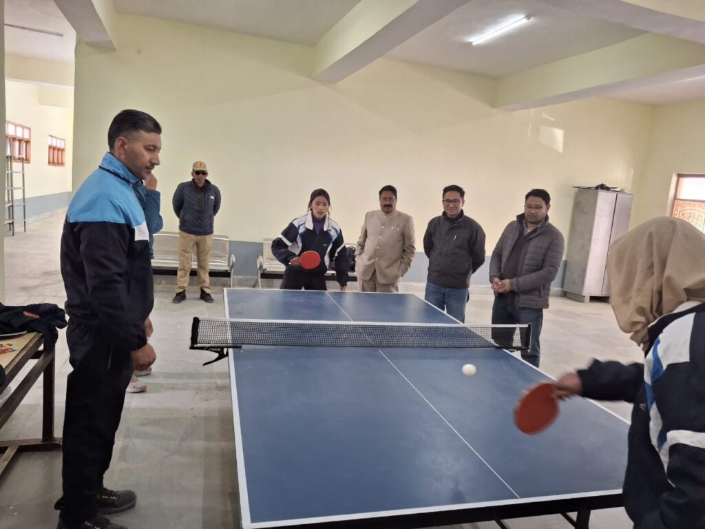 Intra-mural vollyball and table tennis tournament concludes at GDC Zanskar