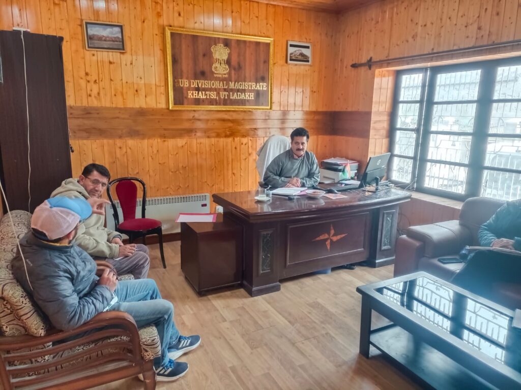 SDM chaired meeting with concerned Sub Divisional level officers