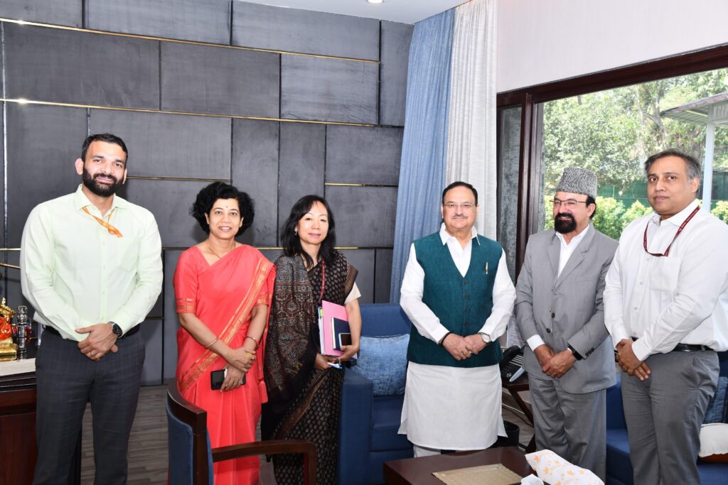CEC Akhoon calls on Health Minister Nadda, highlights healthcare scenario in Kargil