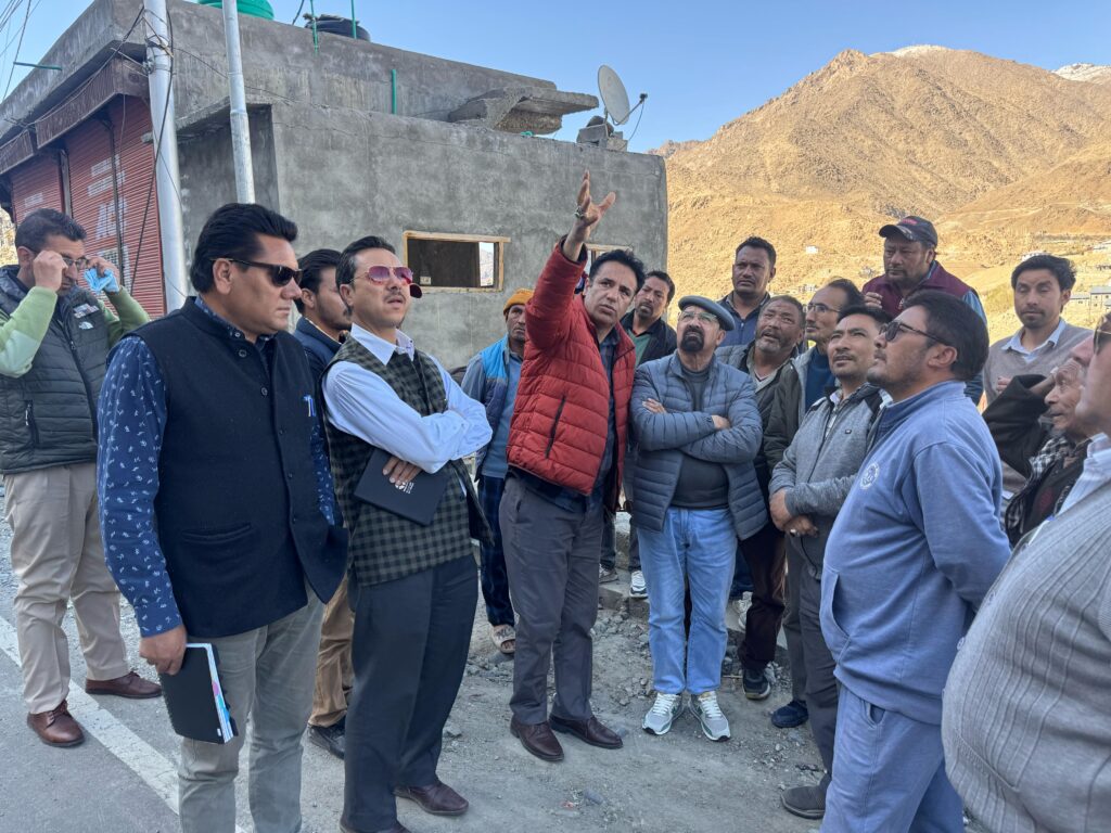 CEC Akhoon inspects ongoing infrastructure projects, addresses public concerns CEC Akhoon inspects ongoing infrastructure projects, addresses public concerns
