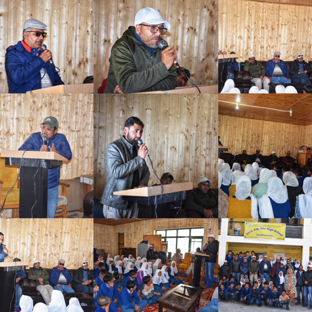 Farewell, welcome ceremony held at PM Shri GHS Thasgam, Drass Farewell, welcome ceremony held at PM Shri GHS Thasgam, Drass