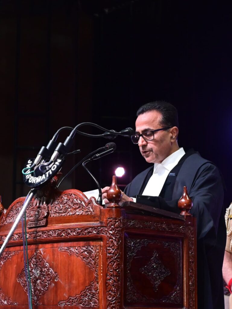 Justice Arun Palli takes oath as 38th Chief Justice of J&K, Ladakh HC Justice Arun Palli takes oath as 38th Chief Justice of J&K, Ladakh HC