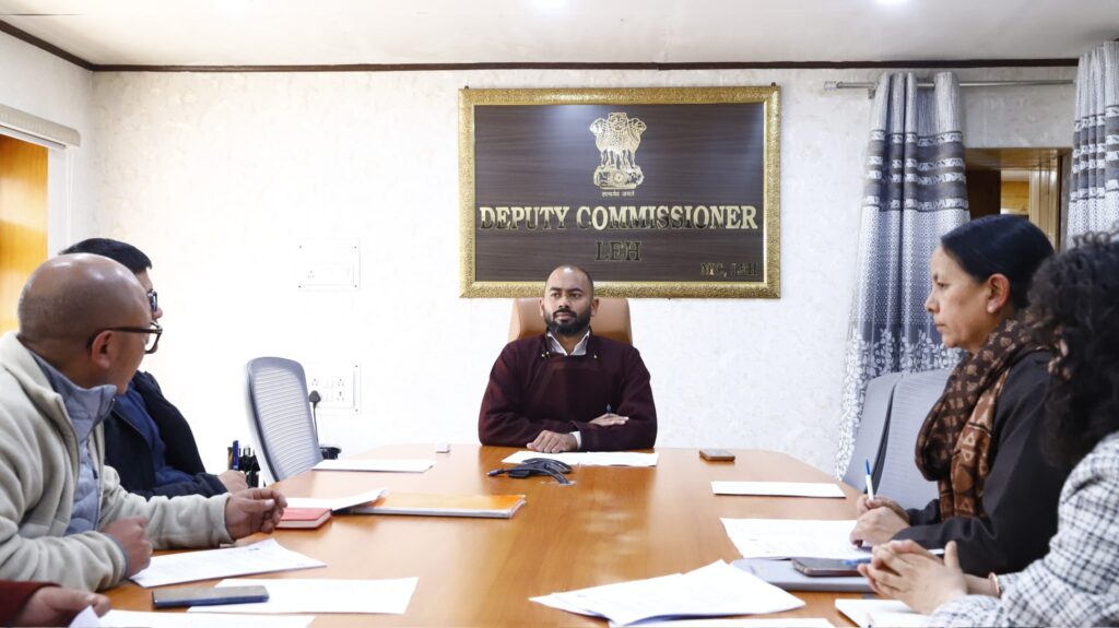 Santosh Directs officers to ensure transparent recruitment process in Leh