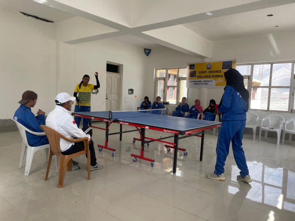GDC Nubra organises Annual Intramural Sports Competition