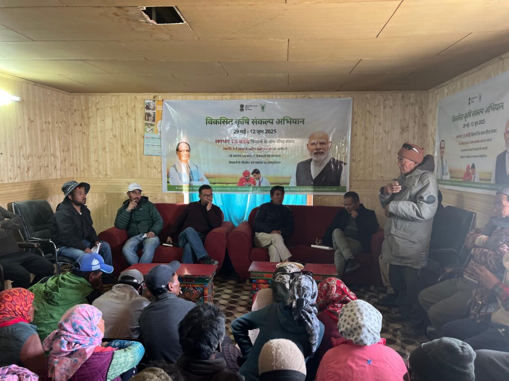 Viksit Krishi Sankalp Abhiyan successfully conducted at India's first village Hanle Demjok