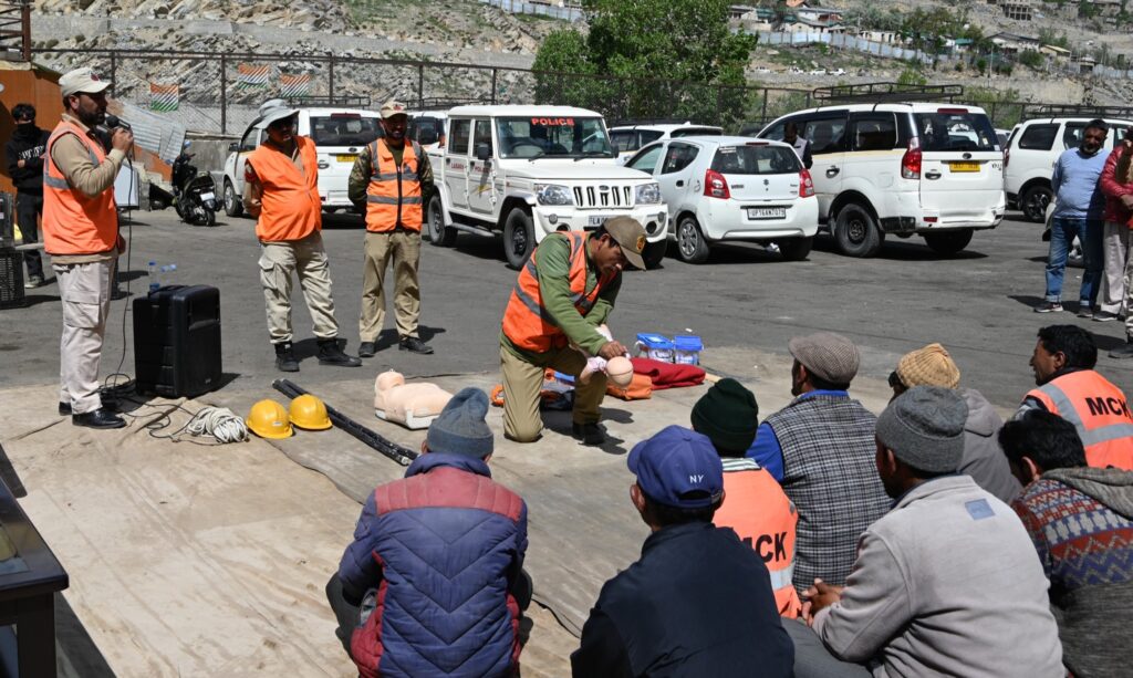 Disaster management preparedness, awareness camp held in Kargil
