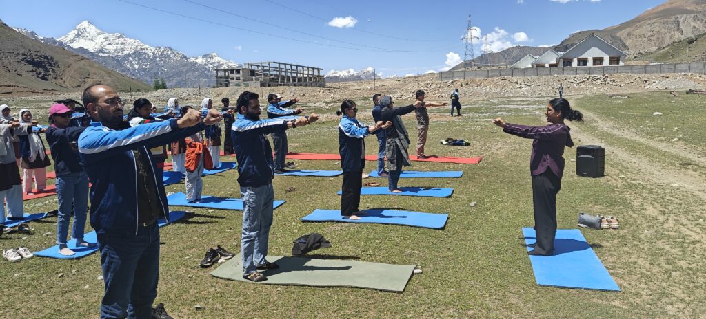 GDC Drass hosts Yoga Session Promoting Physical, Mental Well-being GDC Drass hosts Yoga Session Promoting Physical, Mental Well-being