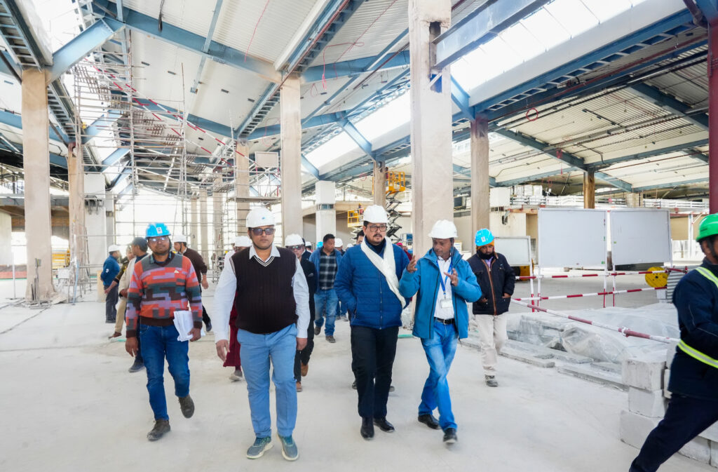 CEC Reviews Progress of New Terminal at KBR Airport