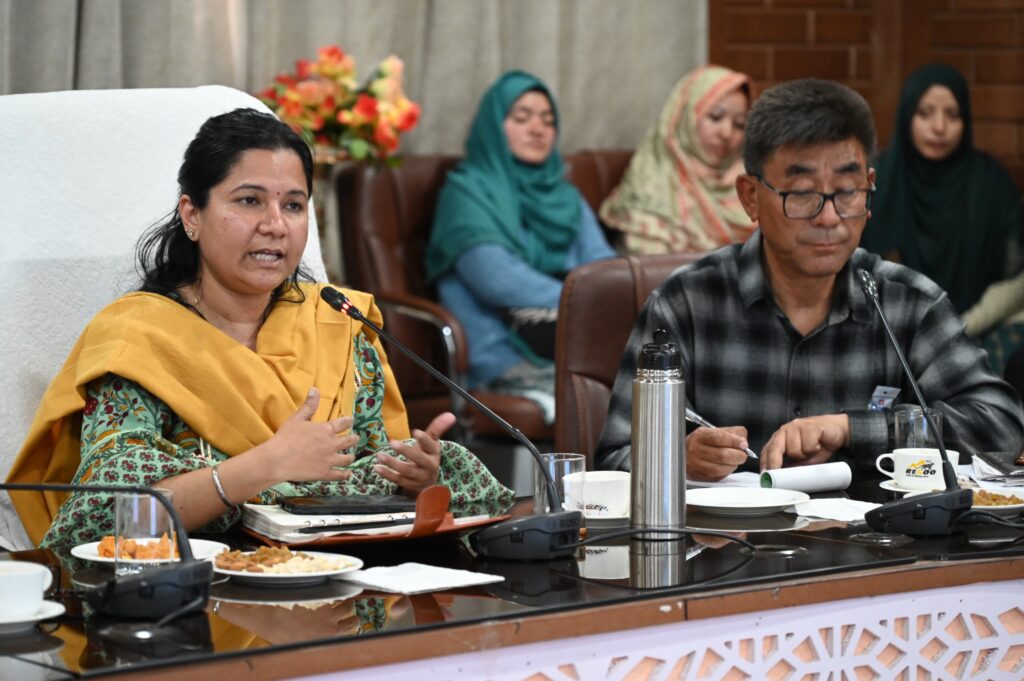 Bhanu Prabha reviews CBSE exam results in Ladakh