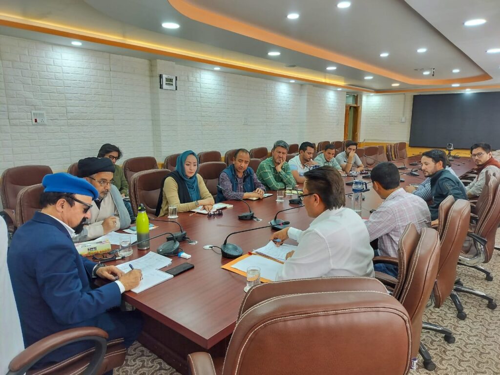 CEC Akhoon reviews functioning of AHD Kargil